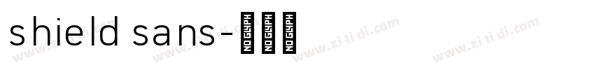 shield sans字体转换